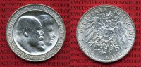 Württemberg 3 Mark Silber Kaiserreich Württemberg 3 Mark 1911, Silberhochzeit des Königspaares