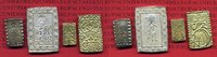 Japan Shu + Bu aus Silber und Nishu + Nibu aus Japan Das Gold & Silber der Schogunen, komplettes Set, Shu, Bu, Nishu & Nibu