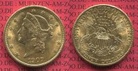 USA 20 Dollars Gold Double Eagle Coronet Hea USA 20 Dollars 1907 Gold Liberty Frauenkopf Typ Double Eagle