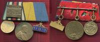 1871 - 1918 Kaiserreich Ordensspange mit 4 Gefechtsspangen Ordensspange mit 4 Gefeschtsspangen, 1 x Med 1870-71, 100 J. Wilhelm I u FW IV.