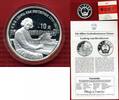 China Volksrepublik, PRC 10 Yuan Silber China 10 Yuan 1990 Silber Ludwig van Beethoven PP