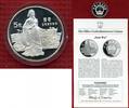 China Volksrepublik PRC 5 Yuan Silbermünze China 5 Yuan Silber 1985, Sun Wu PP Persönlichkeit
