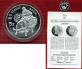 China Volksrepublik, PRC 5 Yuan Silber Gedenkmünze China 5 Yuan 1985 Silber, Lao Tse auf Wasserbüffel