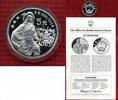China Volksrepublik, PRC 5 Yuan Silber Gedenkmünze China 5 Yuan 1990 Silber Li Zicheng - Held der chinesischen Geschichte