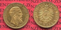 Preußen, State of Prussia German Empire 10 Mark Goldmünze Preußen 10 Mark Gold 1888 J. 247 Friedrich III.