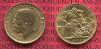 England Great Britain UK Australien Sovereign Goldmünze England 1917 Sovereign England Goldmünze Georg VI. for Australia Perth