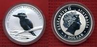 Australien, Australia 1 Dollar Kookaburra 1 Unze Silber Australien 1 Dollar 2007 Kookaburra 1 Unze Silber