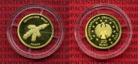 Deutschland BRD 20 Euro Goldmünze 1/8 Unze Deutschland BRD 20 Euro Gold 2012 D Deutscher Wald Fichte Stgl.
