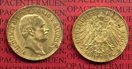 Sachsen 10 Mark Sachsen 10 Mark Gold 1909 J. 267 Friedrich August