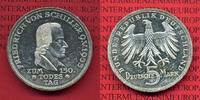 Bundesrepublik Deutschland 5 DM Gedenkmünze Silber Bundesrepublik Deutschland 5 DM 1955, 150. Todestag von Friedrich von Schiller