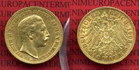 Preußen, State of Prussia German Empire 10 Mark Goldmünze Kursmünze Preußen 10 Mark Gold 1903 A J. 251 Wilhelm II.