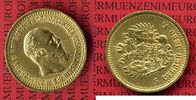 Russland Russia 5 Rubel Goldmünze Russland 5 Rubel 1889, Y. 42 Alexander III. Gold