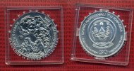 Ruanda, Rwanda 50 Francs 1 Unze Feinsilber Ruanda 1 Unze Feinsilber 50 Francs 2008 Silber Gorilla, Berggorilla Afrika