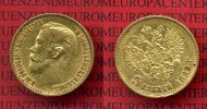 Russland Russia 5 Rubel Russland 5 Rubel 1899, Nikolaus II. Gold ss