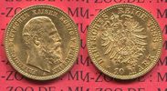 Preußen, State of Prussia German Empire 10 Mark Goldmünze Preußen 10 Mark Gold 1888 J. 247 Friedrich III. vz