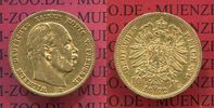 Preußen, State of Prussia German Empire 10 Mark Goldmünze Kursmünze Preußen 10 Mark Gold 1872 B J. 242 Wilhelm I.