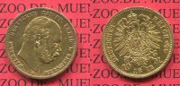 Preußen, State of Prussia German Empire 10 Mark Goldmünze Kursmünze Preußen 10 Mark Gold 1872 A J. 242 Wilhelm I.