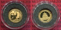 China, Volksrepublik PRC 20 Yuan Panda 1/20 Unze Gold China Panda 20 Yuan 2002 1/20 Unze Gold in Kapsel