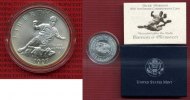USA 1 Dollar Silber Jackie Robinson - Baseball - 50th Anniversary Commemorative Coin