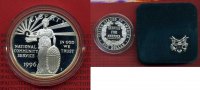 USA 1 Dollar Commemorative Silber PP Nationaler Gemeinschaftsdienst PP - National Community Service