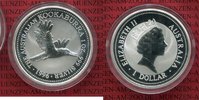 Australien, Australia 1 Dollar Kookaburra Australien 1 Unze Silber 1996 kookaburra Stgl. in Kapsel 1 Dollar