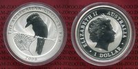 Australien, Australia 1 Dollar Kookaburra Australien 1 Unze Silber 2008 kookaburra Stgl. in Kapsel 1 Dollar