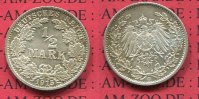 Kaiserreich 1/2 Mark 1/2 Mark Silber, 1915 G J. 16