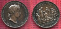 Österreich Haus Habsburg Medaille Bronze Ferdinand I. 1835-1848, Auf die Lombardische Krönung in Mailand Krönungsszene