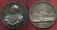 Einweihung des Reichstages Berlin Medaille Bronze Versilbert Selten Kaiser Wilhelm II. zur Eimweihung des Reichstages 1894 Berlin Selten
