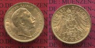 Preußen, State of Prussia German Empire 20 Mark Goldmünze Kursmünze Preußen 20 Mark Gold 1912 J, Hamburg Wilhelm II. J. 252