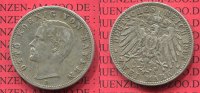 Bayern, Bavaria Kingdom, German Empire 2 Mark Silber Kursmünze Bayern 2 Mark 1905, König Otto Silber, Kursmünze, J. 45,