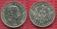 Sachsen, Saxony German Empire 5 Mark Silbermünze Sachsen 5 Mark 1914 E, Friedrich August III. J. 136