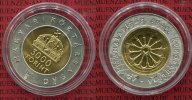Ungarn, Hungary 3000 Forint Silbermünze Bimetall Ungarn 3000 Forint 1999 Silber Millennium unc Ausgabe