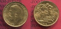 England Great Britain UK Australien Sovereign Goldmünze England 1915 S, Sydney Sovereign England Goldmünze Georg V.