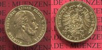 Preußen, State of Prussia German Empire 10 Mark Goldmünze Kursmünze Preußen 10 Mark Gold 1872 C J. 242 Wilhelm I.