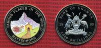 Uganda 1000 Shillings Farbmünze Uganda 1000 Shillings 1993 Matterhorn - Berühmte Orte der Welt