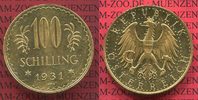 Österreich, Austria 1. Republik 100 Schilling Gold Österreich 100 Schilling 1931 Gold, fast Stempelglanz