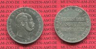 Preußen Prussia 1 Taler Bergbau Preußen 1 Taler 1862, Wilhelm I. Mansfelder Bergbau