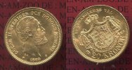 Schweden, Sweden 20 Kronor Goldmünze Schweden 20 Kronen Gold 1889 Oscar II. 8,95 g .900 Gold