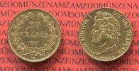 Frankreich 20 Francs Goldmünze Frankreich 20 Francs 1847 A Louis Philippe I.