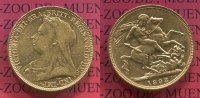 Großbritannien, England, UK Sovereign, 1 Pfund Goldmünze England Sovereign 1893 Victoria St. Georg