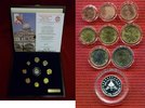 Vatikan Kursmünzensatz Papst Johannes Paul II. Vatikan KMS 2005 1 Cent bis 2 Euro, 8 Münzen + Silber Gedenkprägung