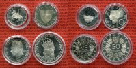 Österreich Satz 5, 10, 25 und 50 Schilling Silber Österreich Satz 5, 10, 25 und 50 Schilling Silber PP-