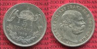 Österreich Ungarn 5 Korona Silber Österreich Ungarn 5 Korona 1908 Kursmünze