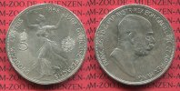 Österreich Ungarn, Austria Hungary 5 Corona / Kronen Silbermünze Österreich Ungarn 5 Kronen Corona 1908 Silber Franz Josef Regierungsjubiläum