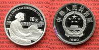 China Volksrepublik, PRC 10 Yuan Silber China 10 Yuan Silber 1990 Ludwig van Beethoven PP