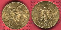 Mexico 50 Pesos Goldmünze Mexico 50 Pesos 1947 Gold Kursmünze , Bankfrisch