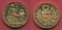 Peru 100 Soles de Oro Goldcoin Peru 100 Soles 1965 400 Jahre Münze Lima