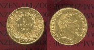 Frankreich 5 Francs Goldmünze Napoleon III Frankreich 5 Francs 1866 BB Straßburg, Napoleon III., Gold, sehr schön