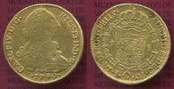 Chile 8 Escudos Gold Chile 8 Escudos Gold 790 Karl Carlos IV. Mzz. So DA für Chile Picture